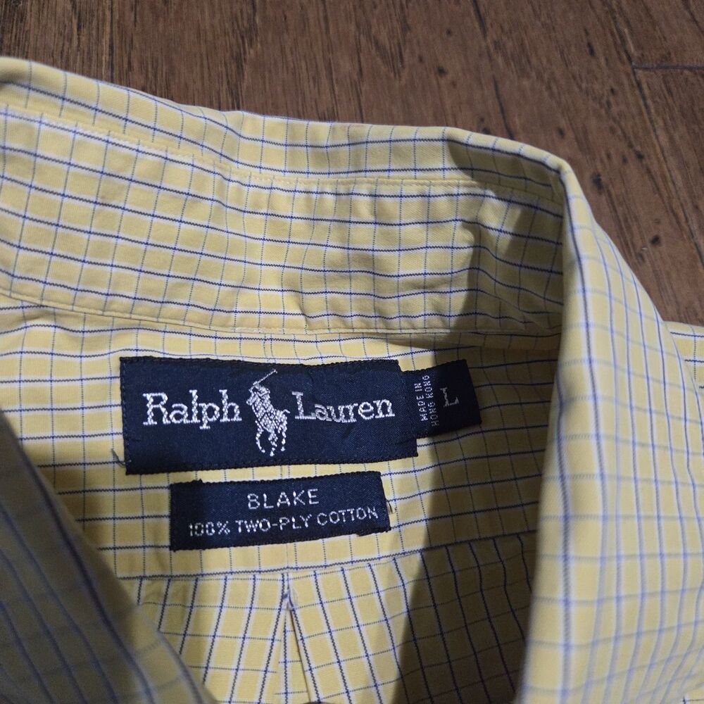 Polo Ralph Lauren Blake Short Sleeve Shirt Plaid Button Down Men’s Size Large - Picture 3 of 7
